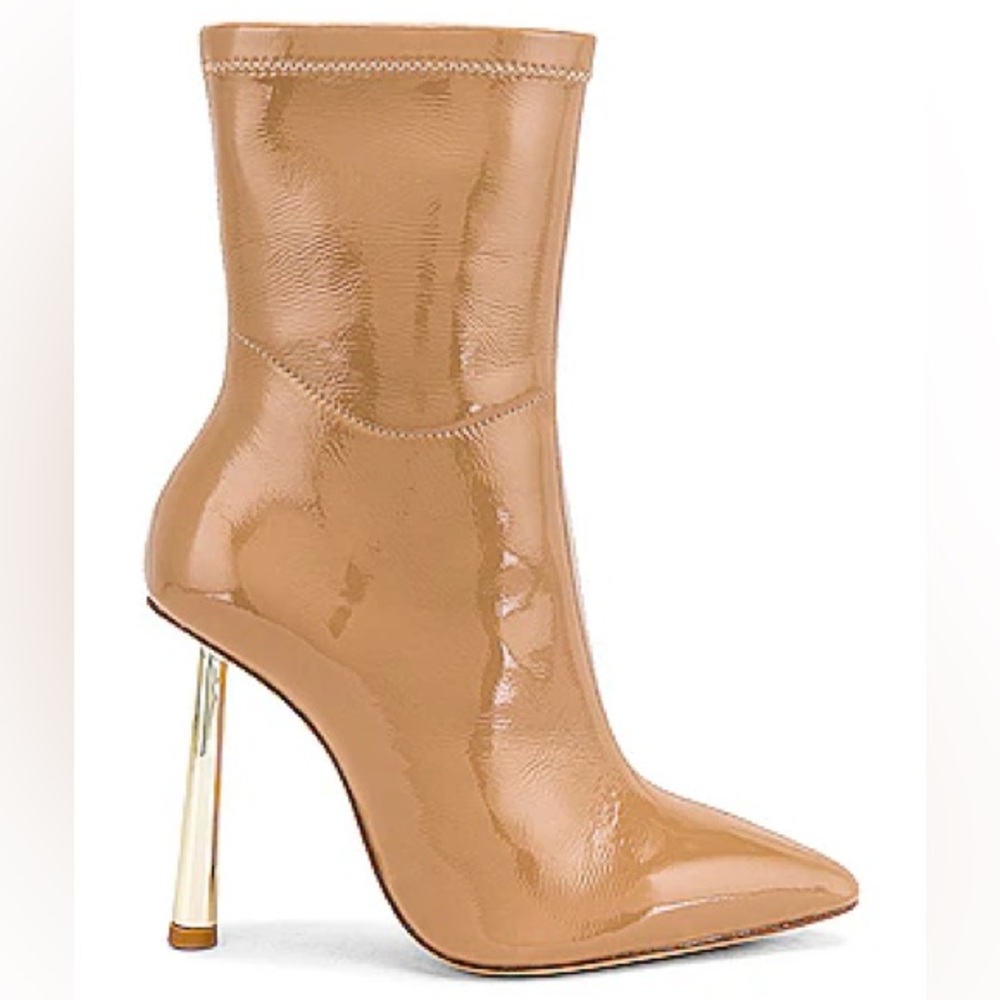 Michael Costello x Revolve tan Booties